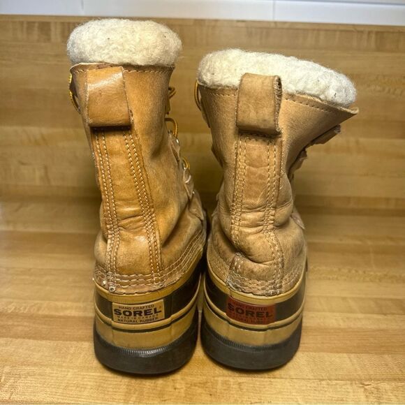 Sorel Caribou Insulated Waterproof Boots Womens Size 9 Snow Fleece lined - Picture 5 of 8